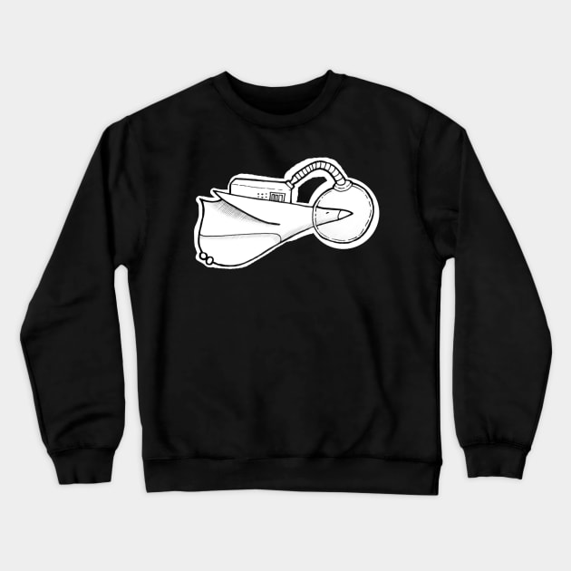 Space Penguin Crewneck Sweatshirt by douglaswood